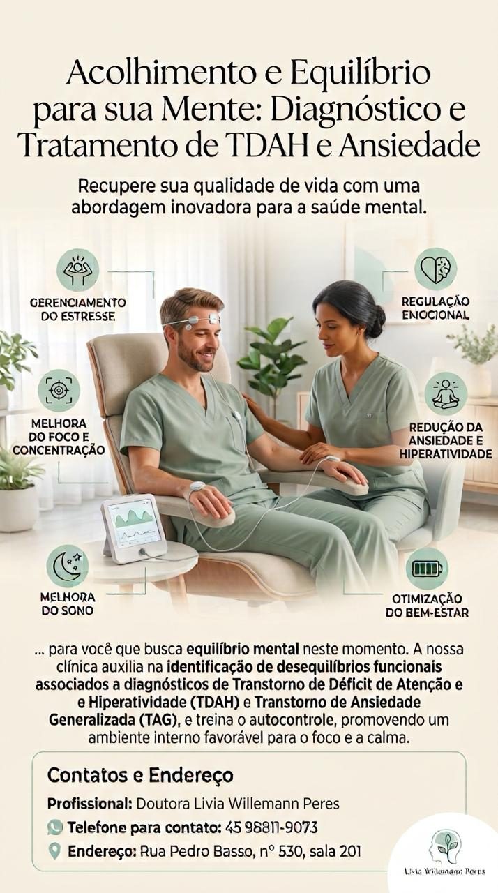 Diagnóstico e tratamento de TDAH e ansiedade