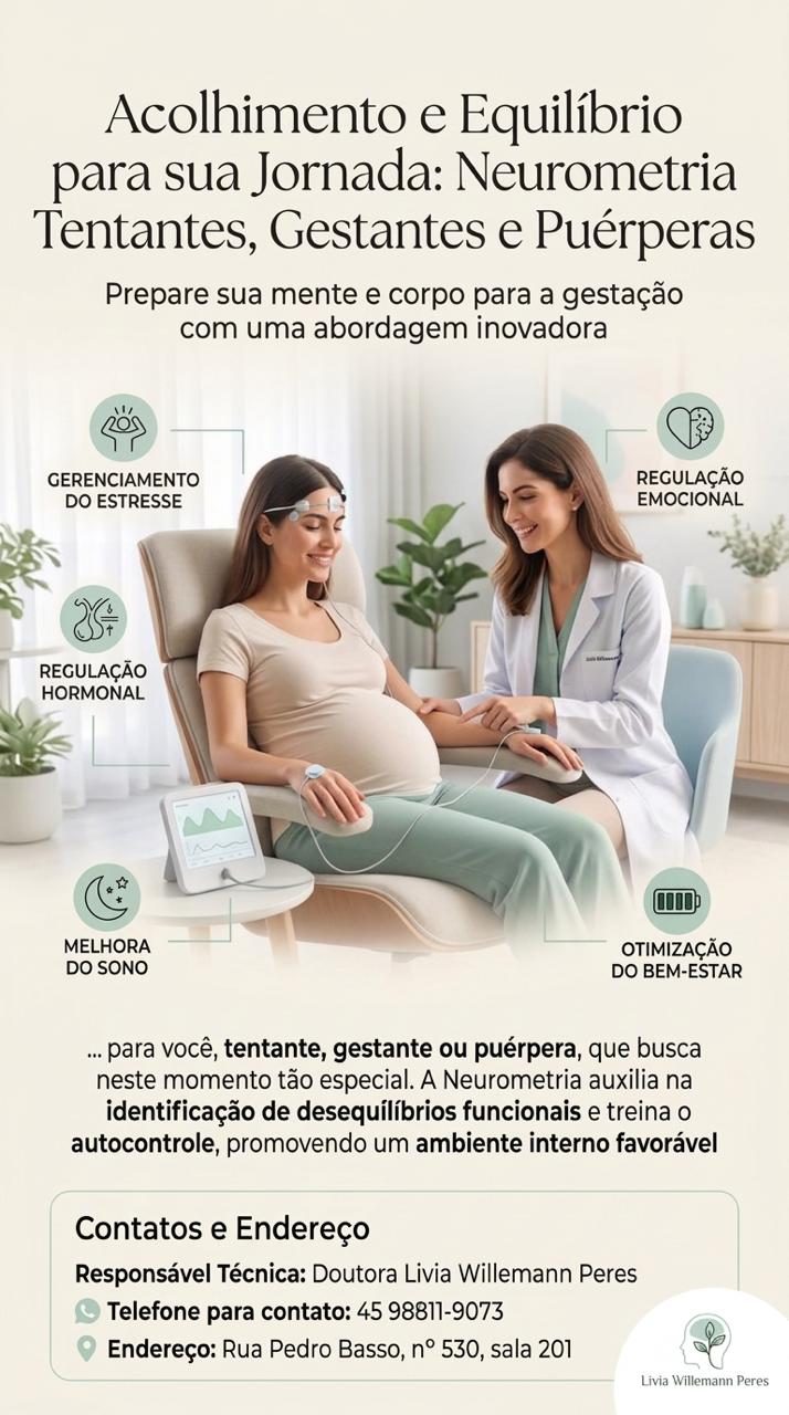 Neurometria para tentantes, gestantes e puérperas